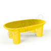 Стол SLON со стеклом Yellow