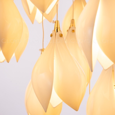 Люстра Cloyd MANGRA C19 / Ø60 см - керамика - белый (арт.10362) от интернет-магазина IDODOM.RU