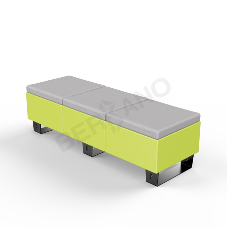 Скамейка Brick 180 Spring Green, Gray