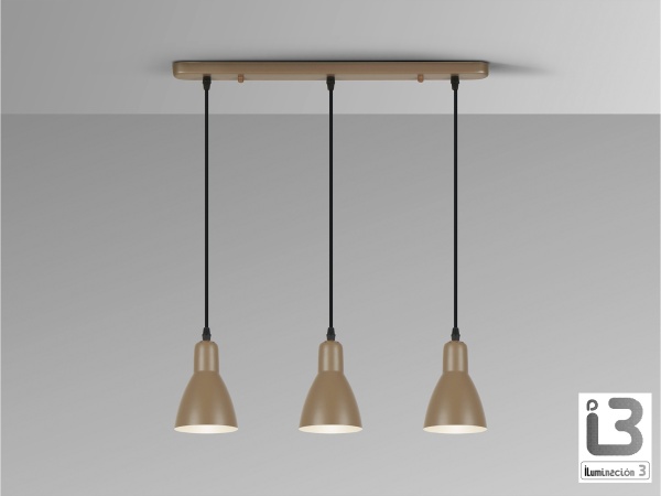 Afra Люстра 3L коричневый от интернет-магазина IDODOM.RU