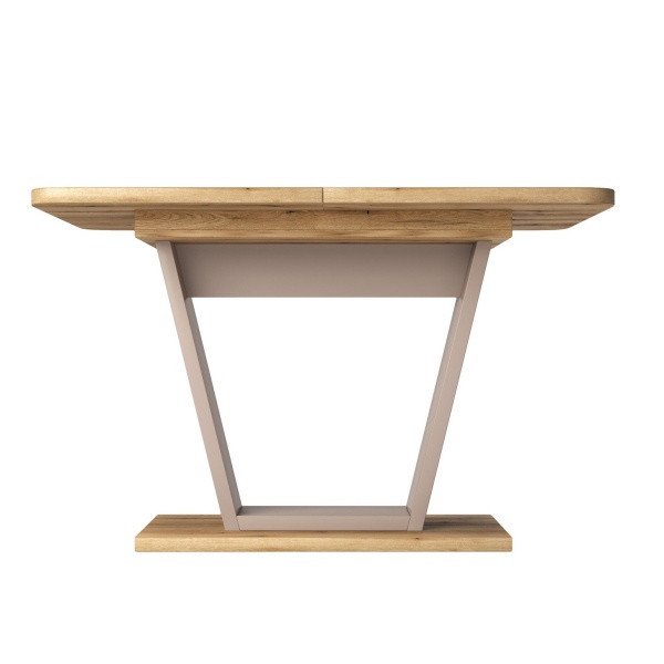 Стол обеденный Verona (120+40) дуб эвок прибрежный/глиняный серый от интернет-магазина IDODOM.RU