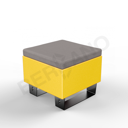 Скамейка Brick 60 Yellow, Graphite