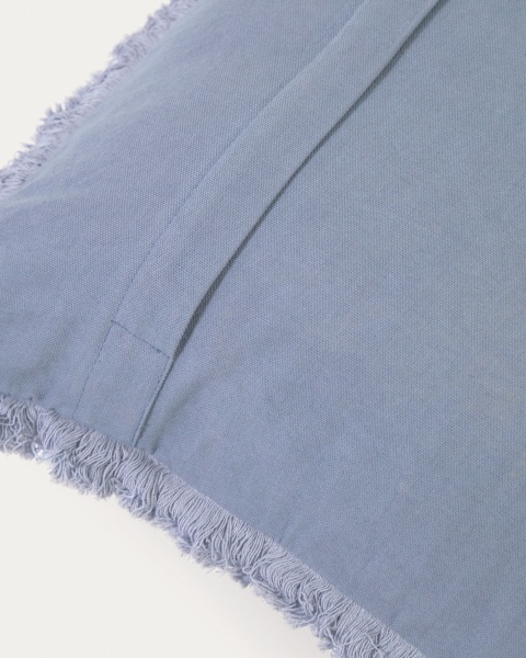 Чехол для подушки Cedella 100% хлопок с эффектом бархата синий 45 x 45 cm от интернет-магазина IDODOM.RU