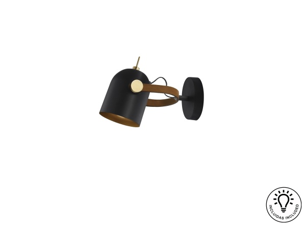 Бра Adame 1L черный/золото от интернет-магазина IDODOM.RU