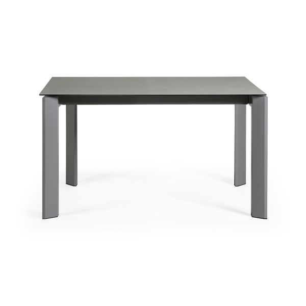 Стол Atta 140 (200) x90 антрацит, серый, керамика от интернет-магазина IDODOM.RU