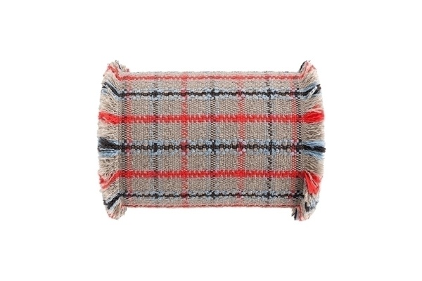 Подушка-ролл GL Tartan blue большая от интернет-магазина IDODOM.RU