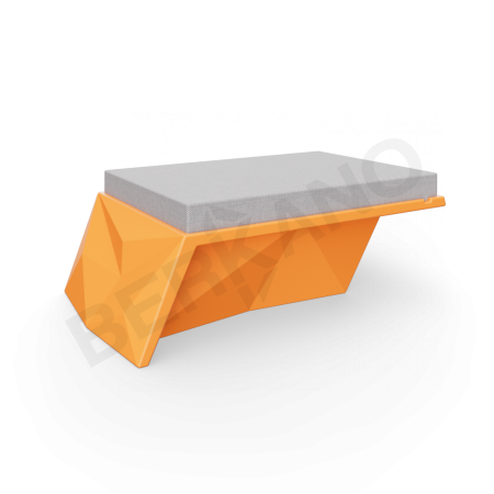 Угловой модуль Quaro с подушками Orange, Gray