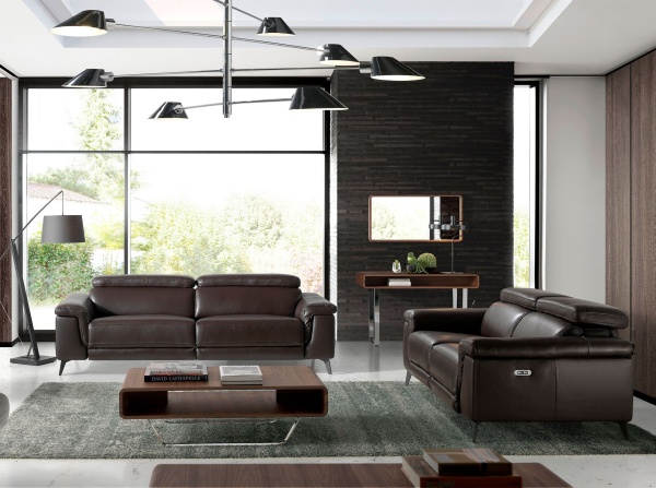 Диван 5319-3P /6051 3-х местный с реклайнером цвет CHOCOLATE от интернет-магазина IDODOM.RU