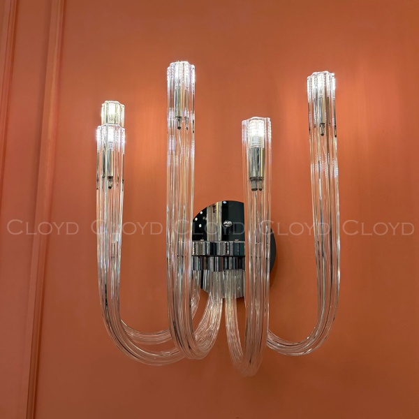 Бра Cloyd AEDA W5 / шир. 35 см - хром (арт.20465) от интернет-магазина IDODOM.RU