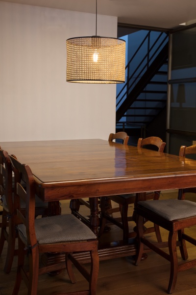 Люстра Mambo Simple черный/ротанг ø450 от интернет-магазина IDODOM.RU