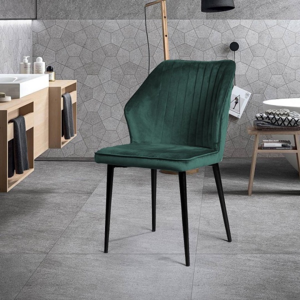 Стул Berg, бархат зелёный 19 от интернет-магазина IDODOM.RU