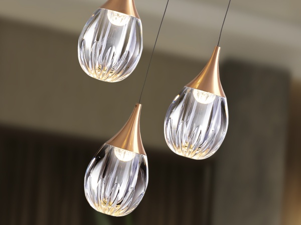 Corina Люстра 1L черно-медный от интернет-магазина IDODOM.RU