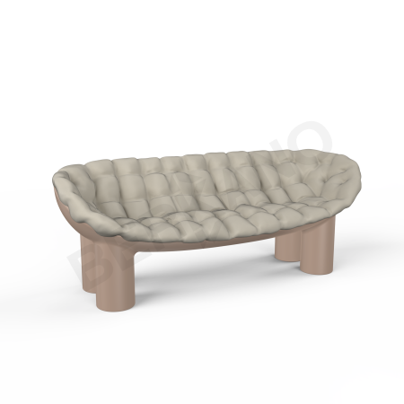 Диван SLON Cappuccino, Bone Brown