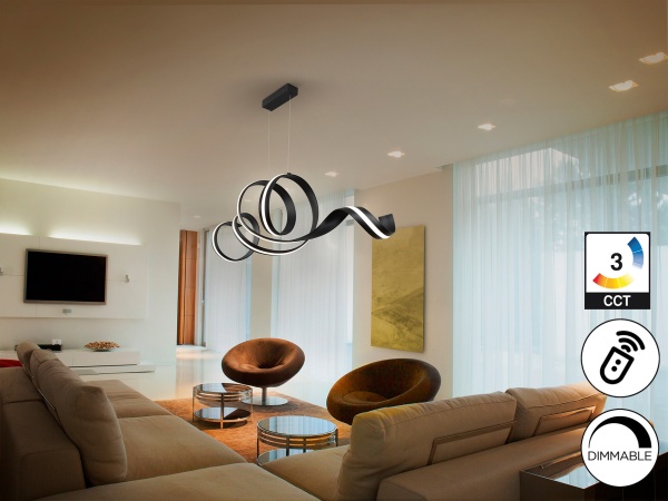 Amara Люстра горизонтальная черный матовый от интернет-магазина IDODOM.RU