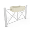 Кашпо Vittorio Fence 28 DB Bone коричневого цвета