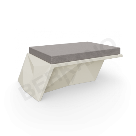 Угловой модуль Quaro с подушками Bone Brown, Graphite