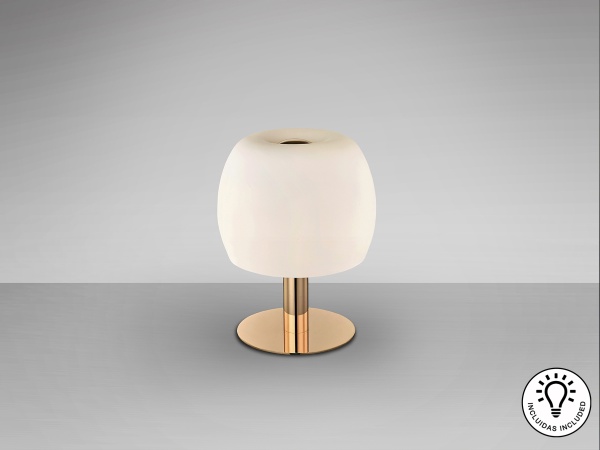 Настольная лампа Baloon золото/опаловое стекло от интернет-магазина IDODOM.RU