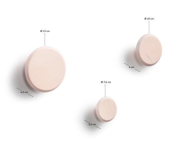 Набор вешалок Nadua натуральный от интернет-магазина IDODOM.RU