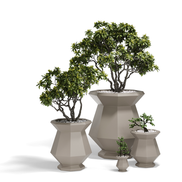 Кашпо Origami Kashi 62,5x62,5x80 от интернет-магазина IDODOM.RU