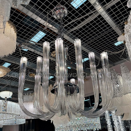 Люстра Cloyd AEDA C12 / Ø60 см - хром (арт.11636) от интернет-магазина IDODOM.RU