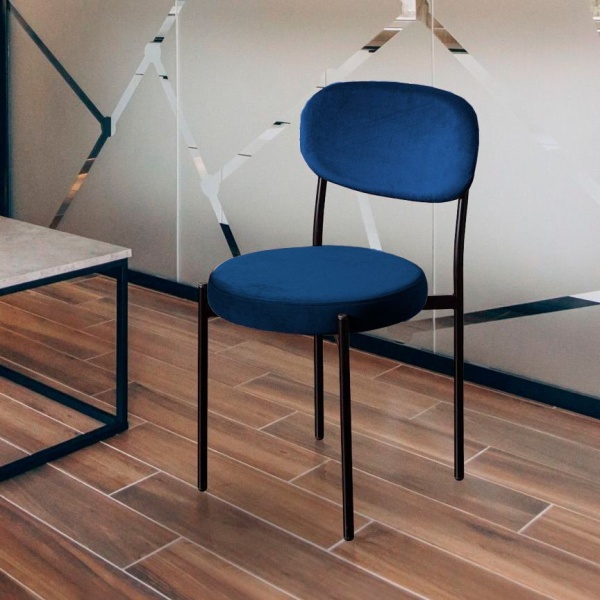 Стул Mason, бархат синий 29 от интернет-магазина IDODOM.RU