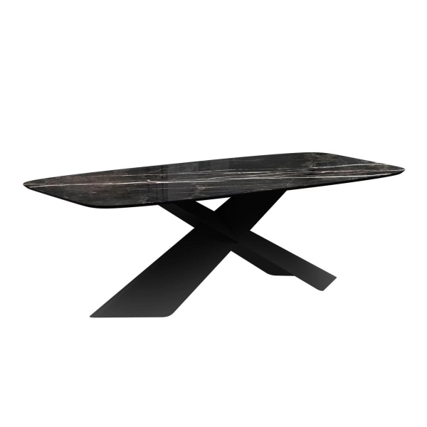 Стол Tyler 230, керамика глянцевая, темный от интернет-магазина IDODOM.RU