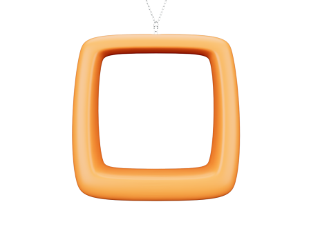 Арт-объект Moon Square Orange