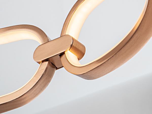 Потолочный светильник Colette Ø80 розовое золото DIM от интернет-магазина IDODOM.RU