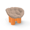 Кресло SLON Kids Orange, Toffee