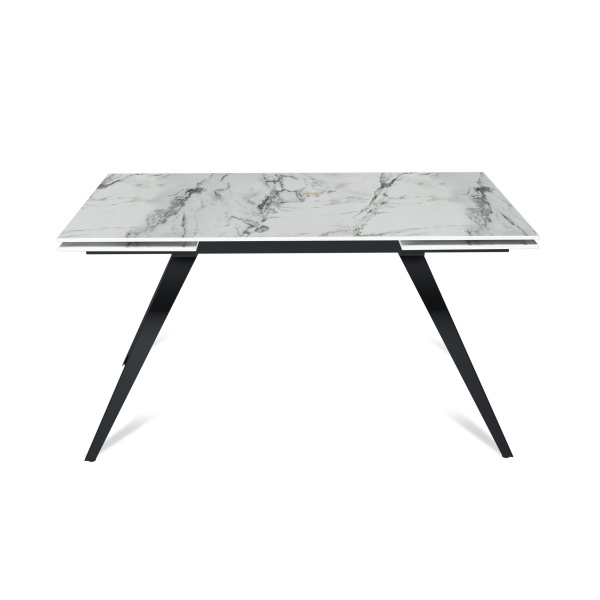 Стол раскладной Asti (140+40+40), керамика глянцевая Ice Jade от интернет-магазина IDODOM.RU