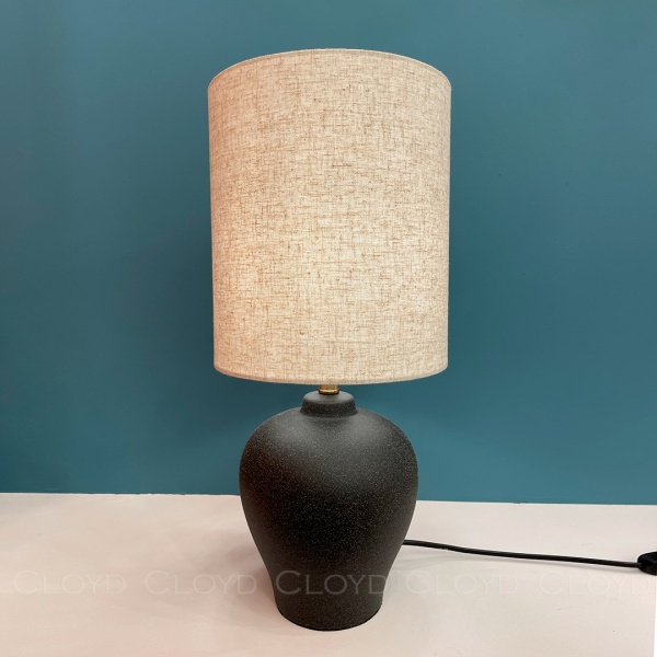 Настольная лампа Cloyd GARGANTUA-C T1 / выс. 48 см- черная керамика (арт.30146) от интернет-магазина IDODOM.RU