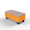 Скамейка Brick 120 Orange, Cappuccino