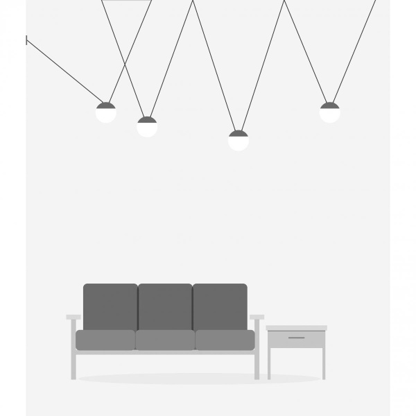 Подвес Mine Space серый 4L от интернет-магазина IDODOM.RU