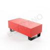 Скамейка Brick 120 Chili Red