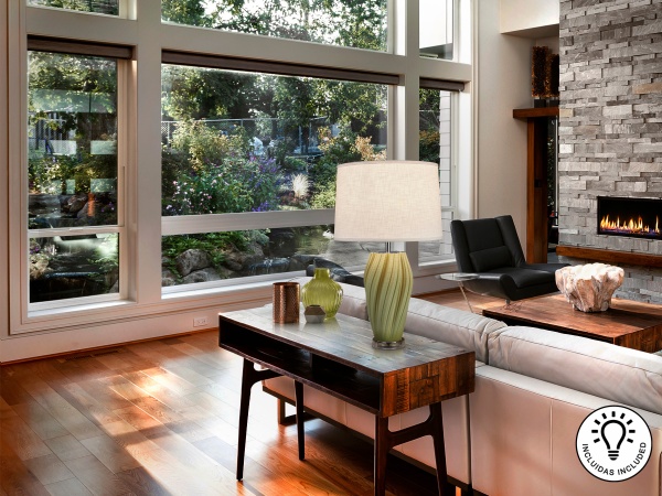 Salome Настольная лампа 1L зеленая керамика от интернет-магазина IDODOM.RU