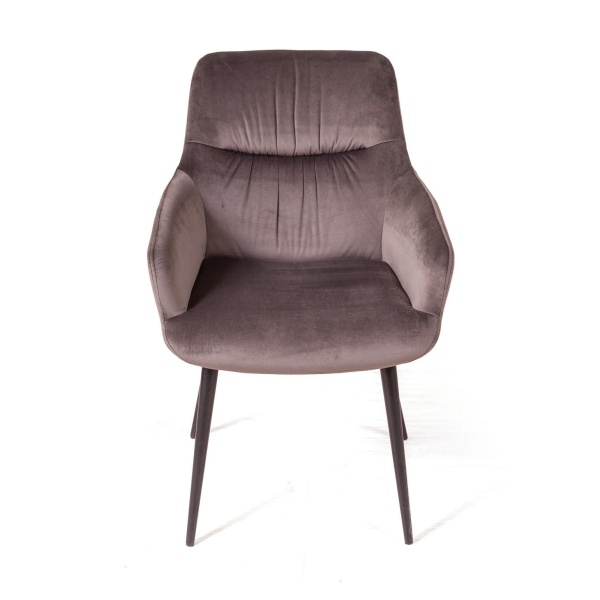 Стул Jordan, бархат пепельно-бежевый 25, опора конус от интернет-магазина IDODOM.RU