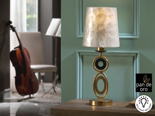 Настольная лампа Eden 1L золотая от интернет-магазина IDODOM.RU