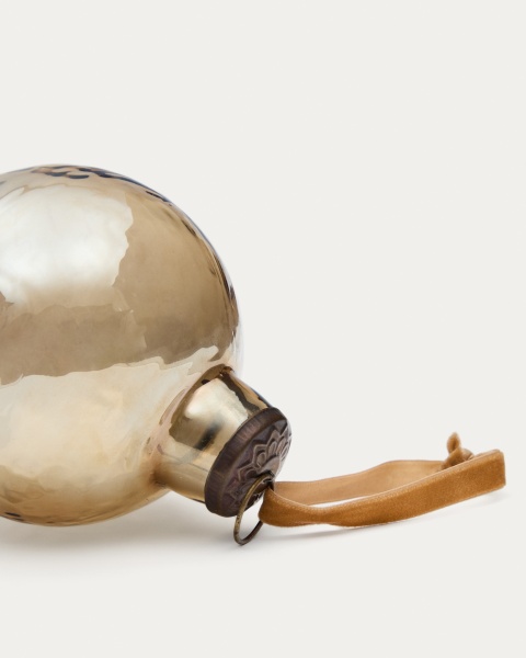 Набор из 2 рождественских шаров Piril из коричневого переработанного стекла, Ø 10 см от интернет-магазина IDODOM.RU