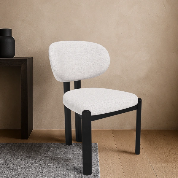 Стул Galloti, бук черный, рогожка wellton 000 от интернет-магазина IDODOM.RU