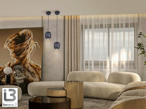 Nimes Подвесной светильник 1L черный от интернет-магазина IDODOM.RU