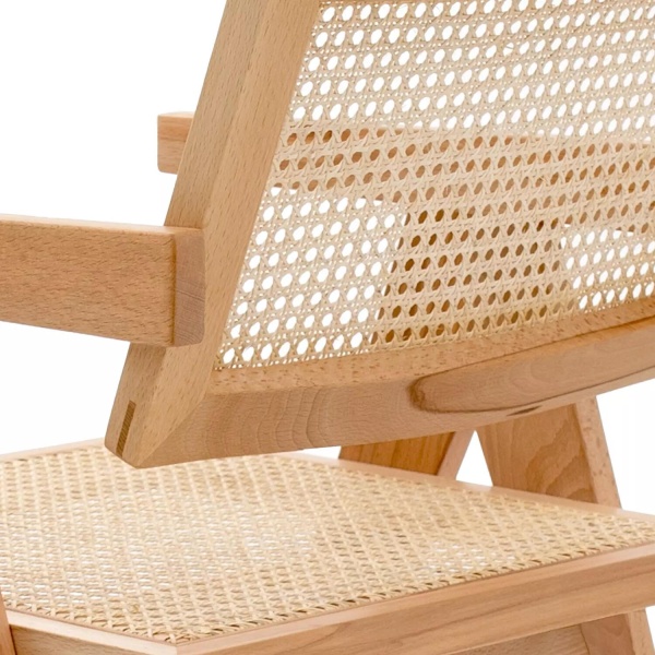 Стул с подлокотниками Franz, бук натуральный от интернет-магазина IDODOM.RU