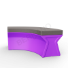 Скамейка X-seat Arc Deep Violet, Graphite