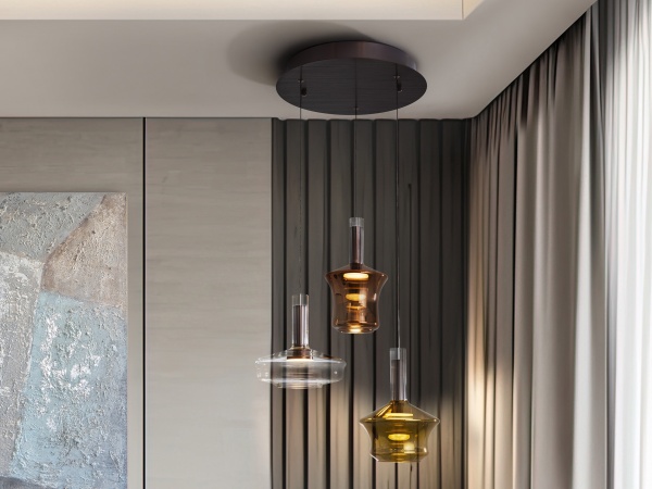 Люстра Scarlet 3L разноцветная от интернет-магазина IDODOM.RU