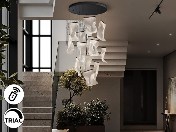 Velos Люстра 13L черная DIMABLE от интернет-магазина IDODOM.RU