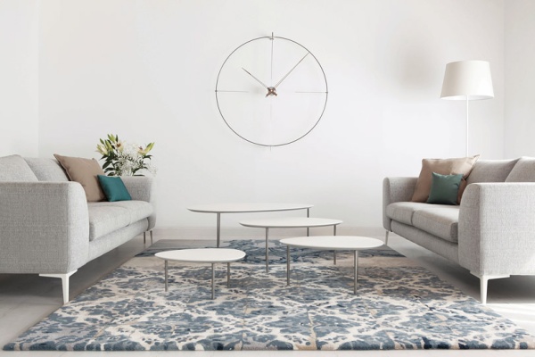 Настенные часы Bilbao N Black - walnut от интернет-магазина IDODOM.RU