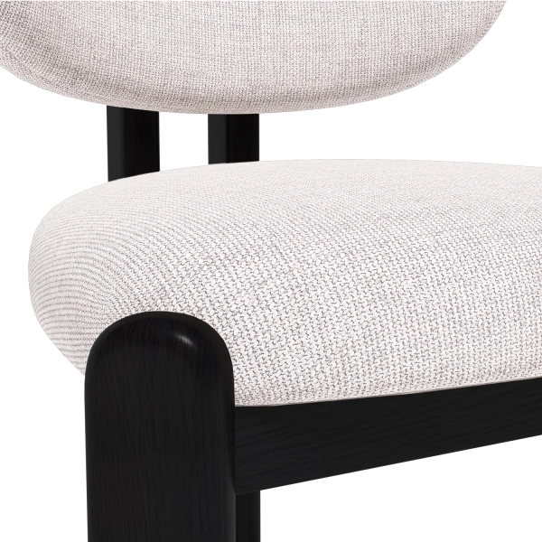 Стул Galloti, бук черный, рогожка wellton 000 от интернет-магазина IDODOM.RU