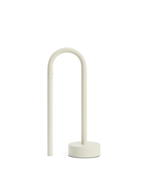 Переносная настольная лампа Bow из серого алюминия от интернет-магазина IDODOM.RU