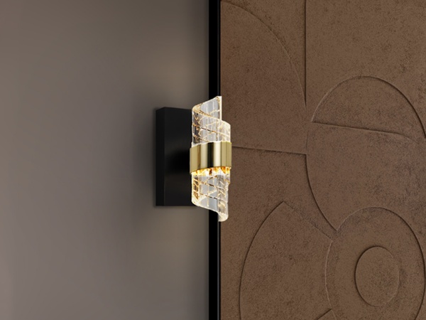 Бра Iliada 1L черно-золотое от интернет-магазина IDODOM.RU