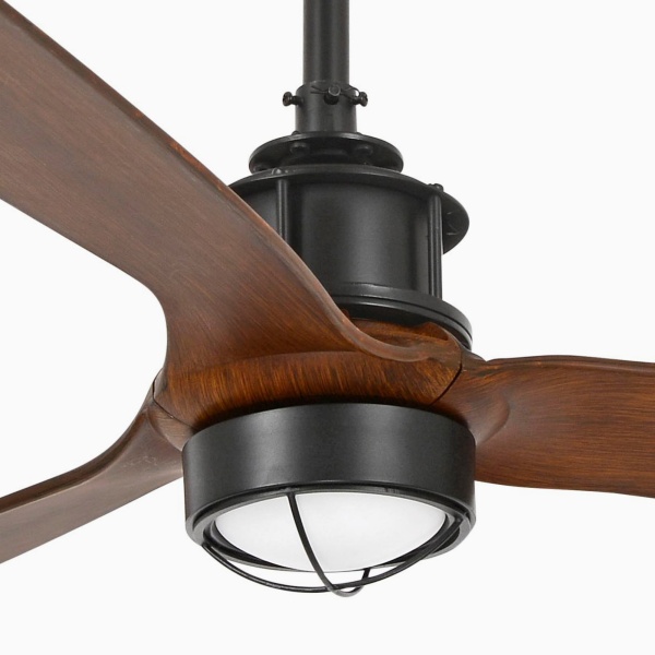 Потолочный вентилятор Just Fan черный/дерево 128 см от интернет-магазина IDODOM.RU