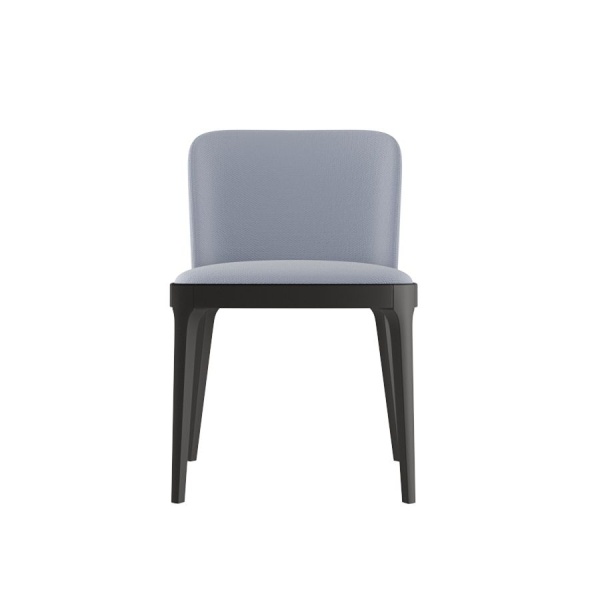 Стул Magda без стежек, массив бук, рогожка голубой от интернет-магазина IDODOM.RU